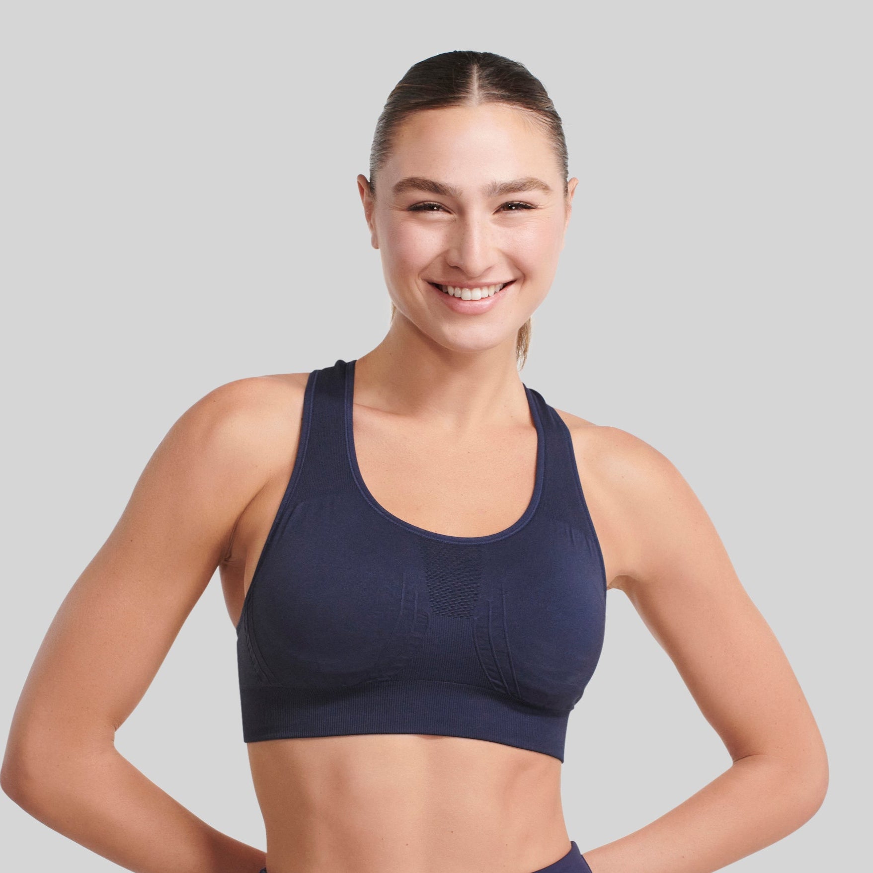 1145 The Nowsunday Racerback Sports Bra (Sewn In Pads)