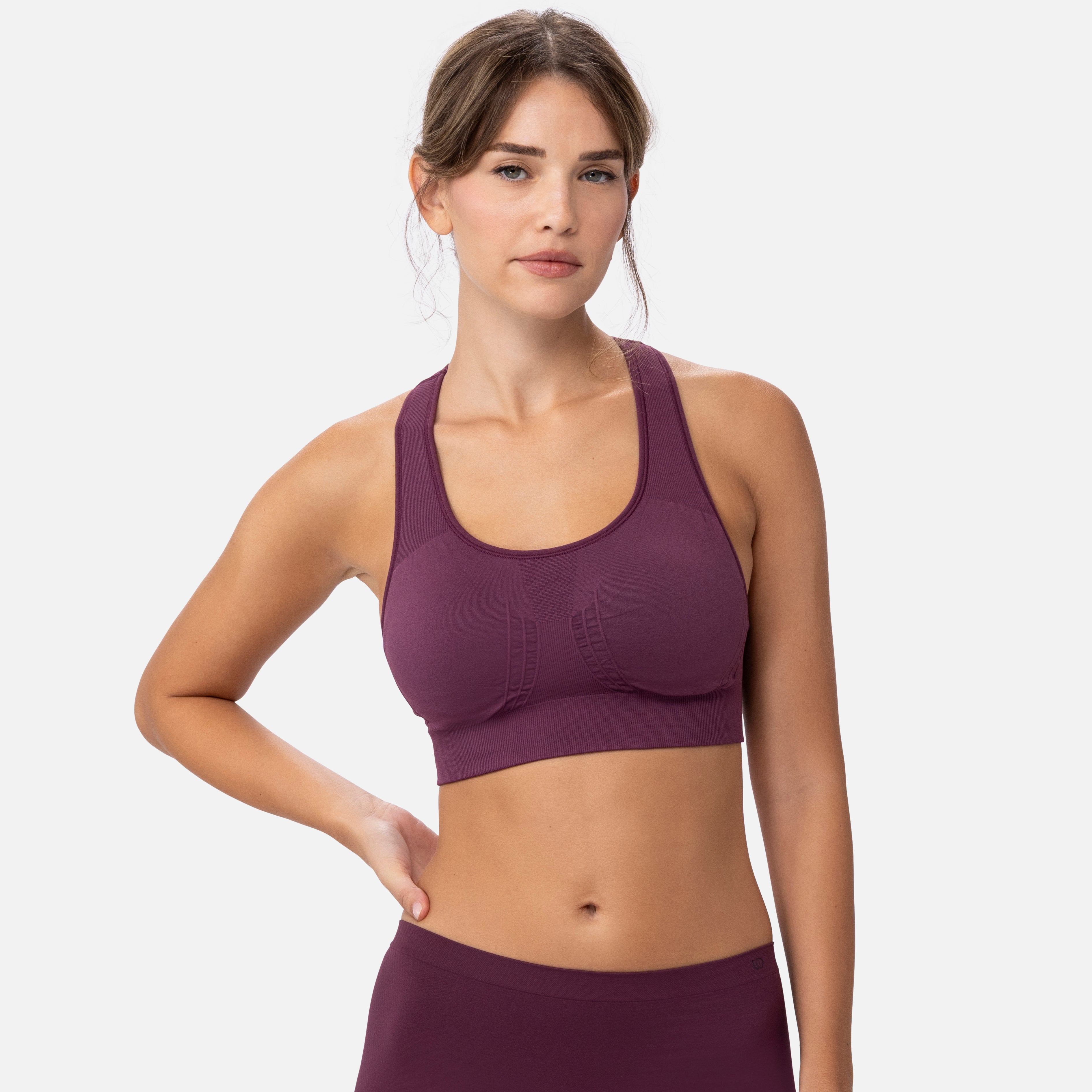 The Nowsunday Racerback Sports Bra (Sewn In Pads)