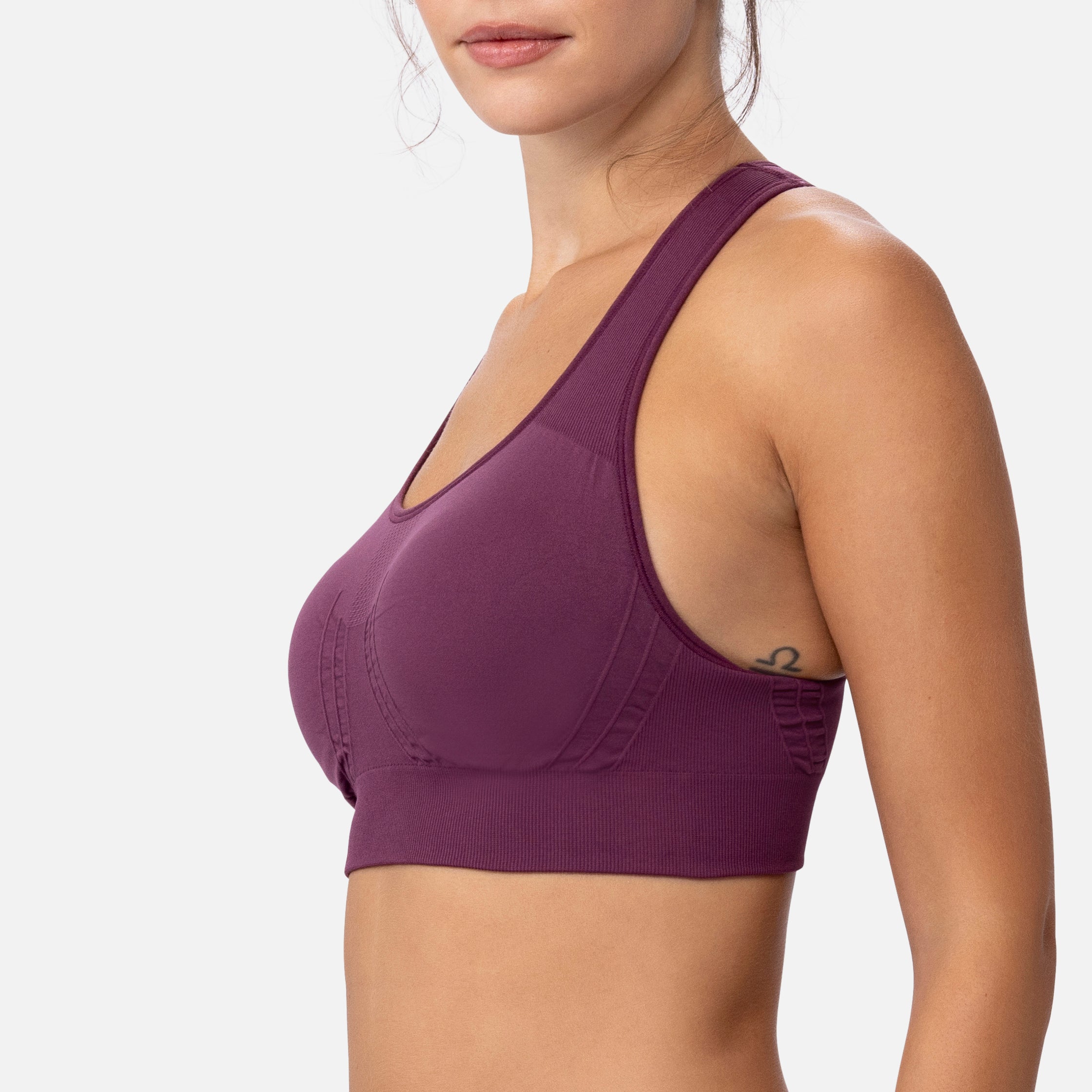 The Nowsunday Racerback Sports Bra (Sewn In Pads)