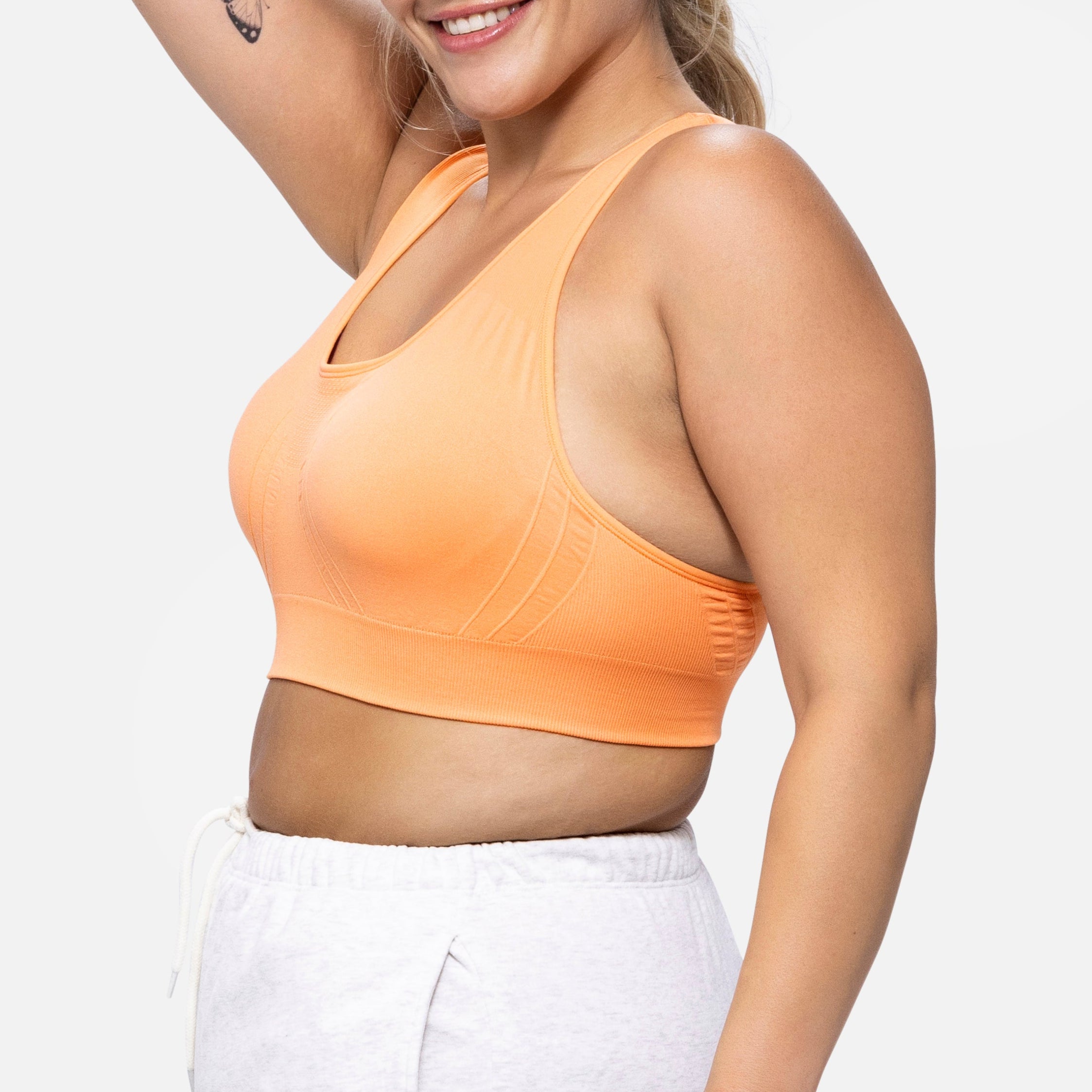 The Nowsunday Racerback Sports Bra (Sewn In Pads)