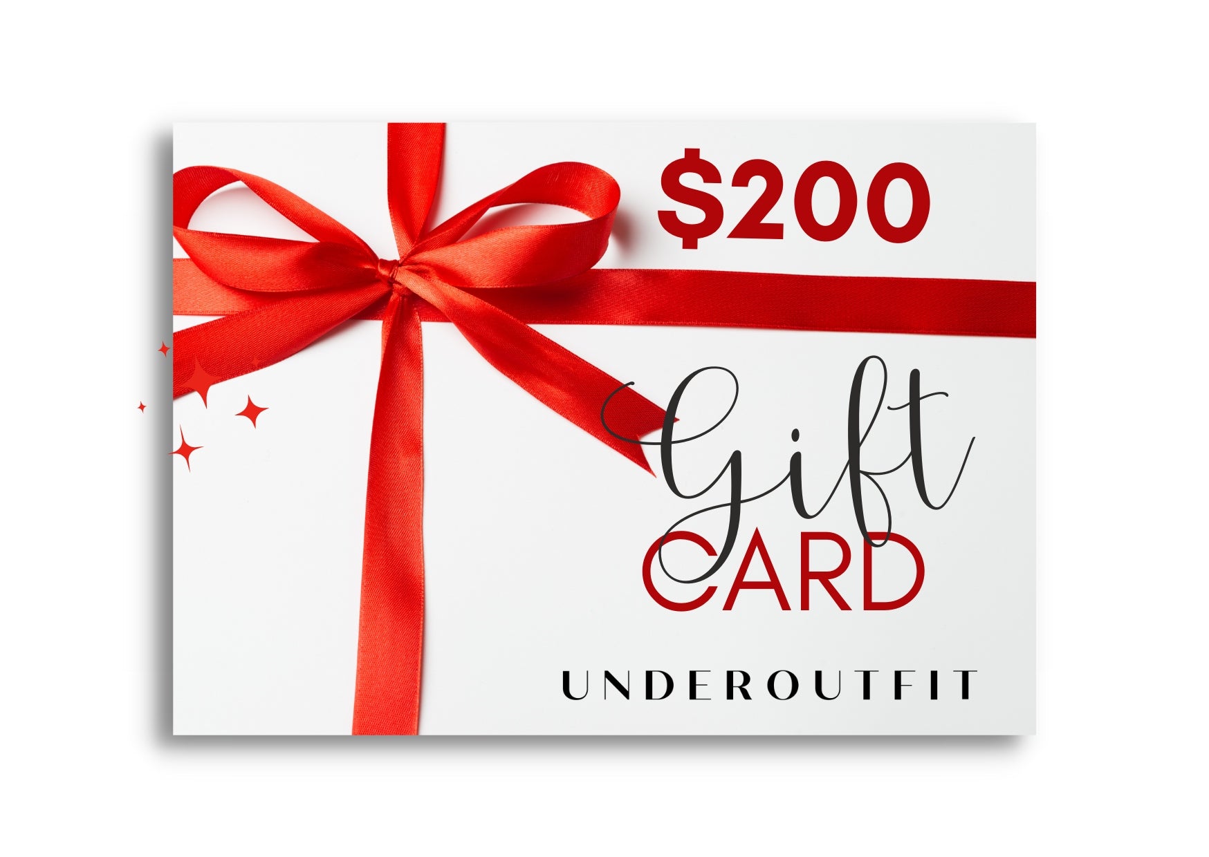 $200 value gift card