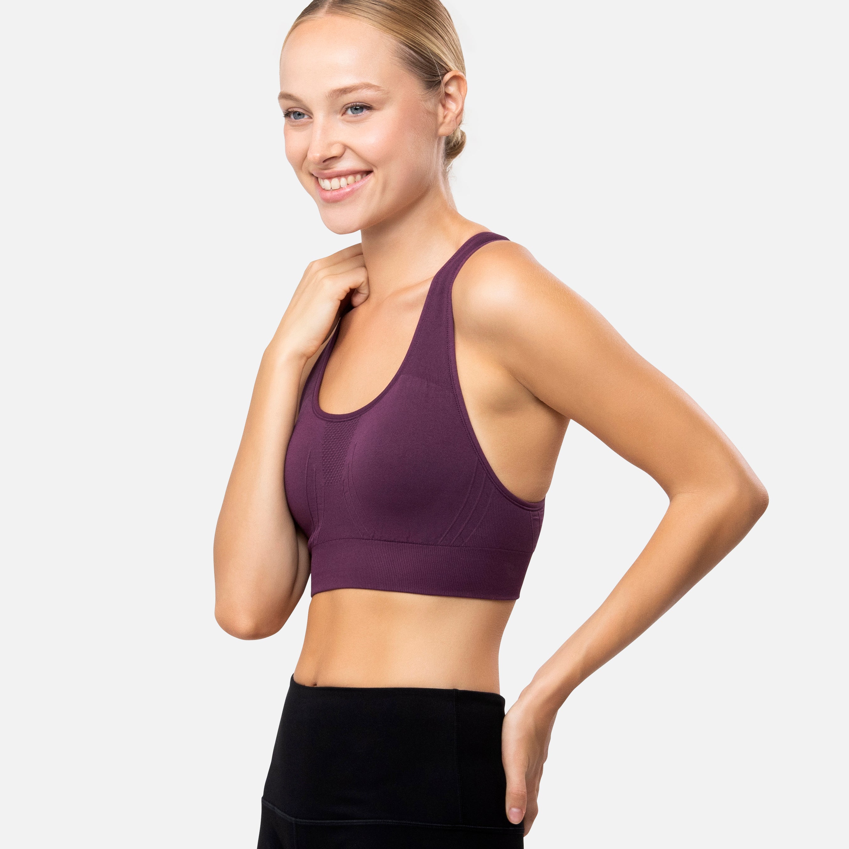 The Nowsunday Racerback Sports Bra (Sewn In Pads)