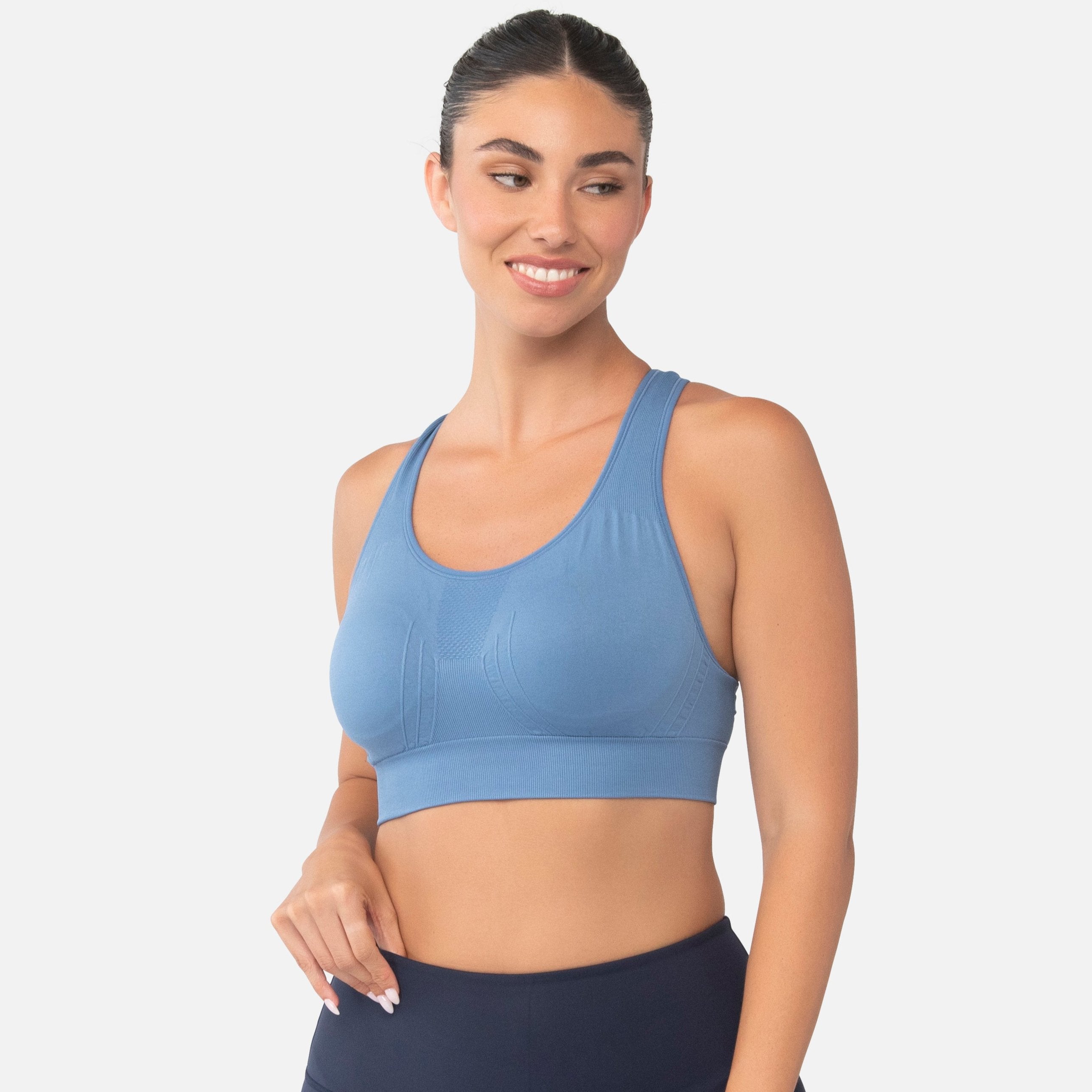 The Nowsunday Racerback Sports Bra (Sewn In Pads)