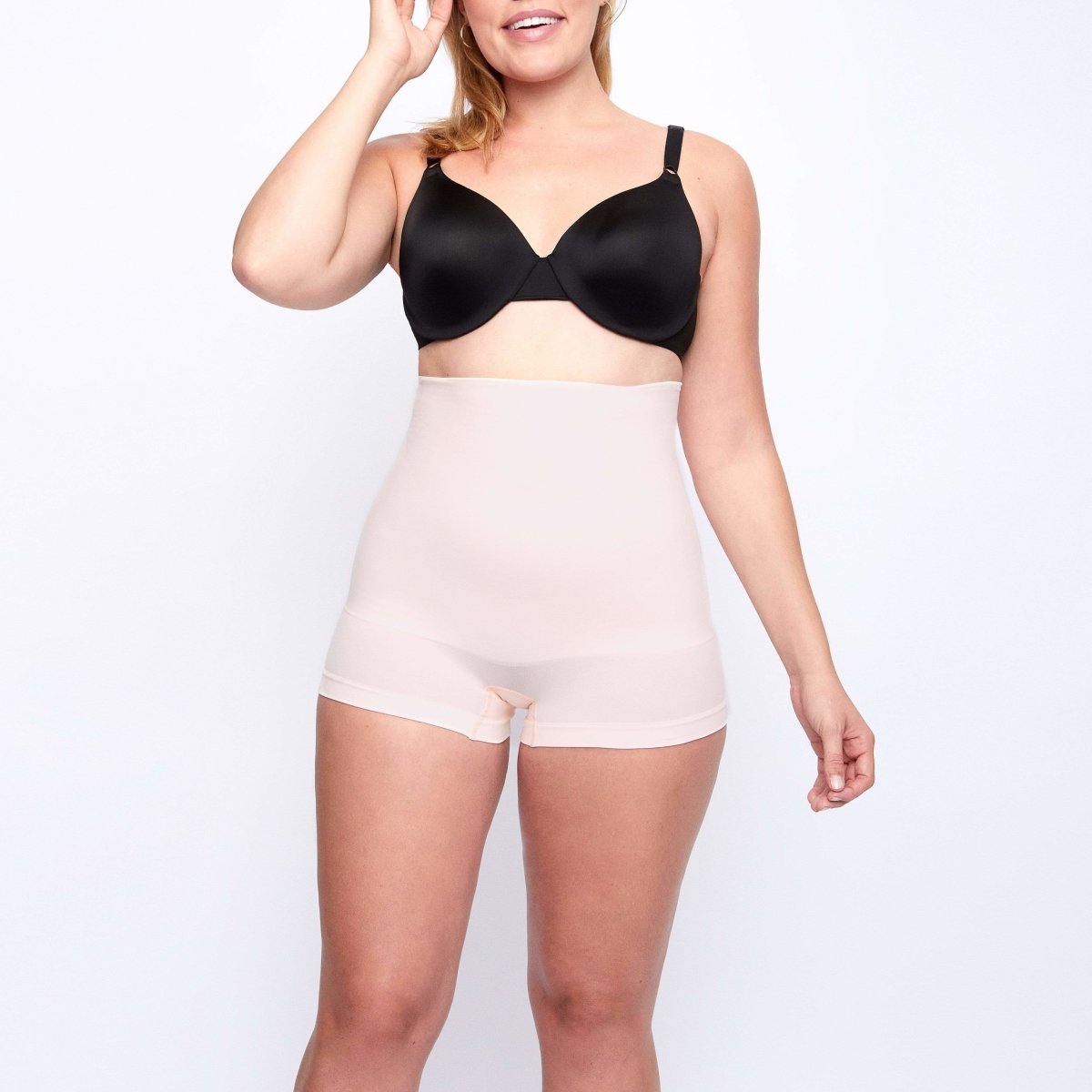 High Waist Boy Short - Underoutfit - UN-HWBS-993-S-PPK