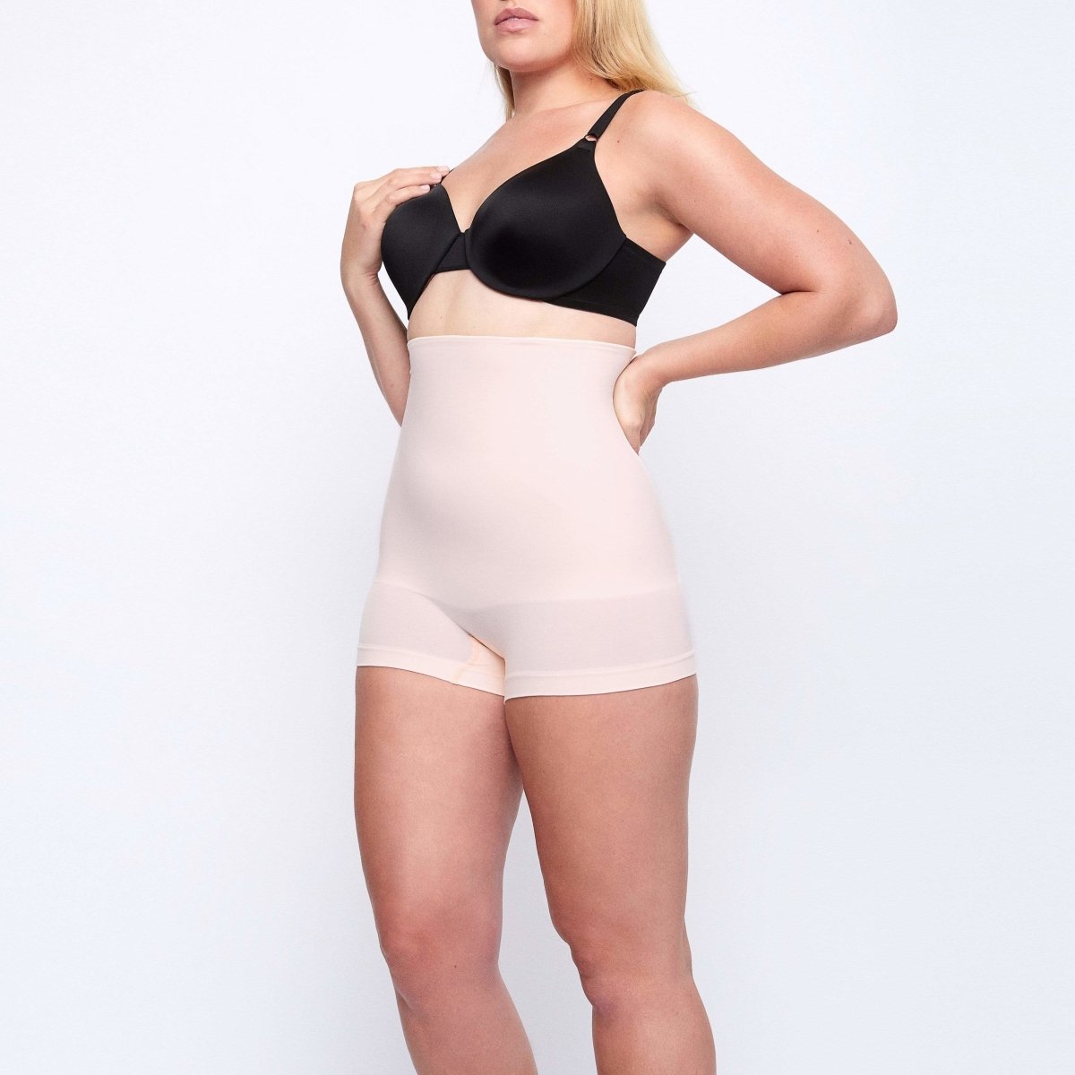 High Waist Boy Short - Underoutfit - UN-HWBS-993-S-PPK