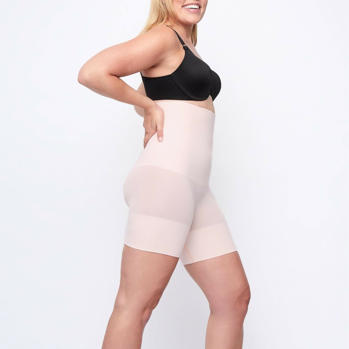 High Waisted Shaping Shorts - Underoutfit - UN-HWS-861-S-PPK